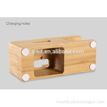 ALL WOODEN CHARGER STAND WOOD DOCK STATION CHARGING HOLDER FOR APPLE WATCH